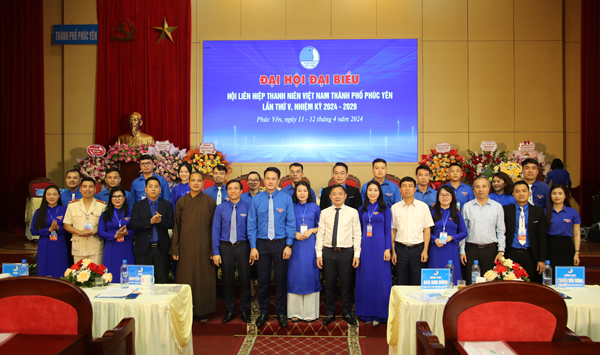 Đại hội đại biểu Hội LHTN Việt Nam thành phố Phúc Yên lần thứ V, nhiệm kỳ 2024 - 2029