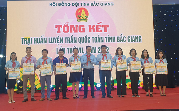 Bắc Giang: Tổng kết Trại huấn luyện Trần Quốc Toản lần thứ VII năm 2022