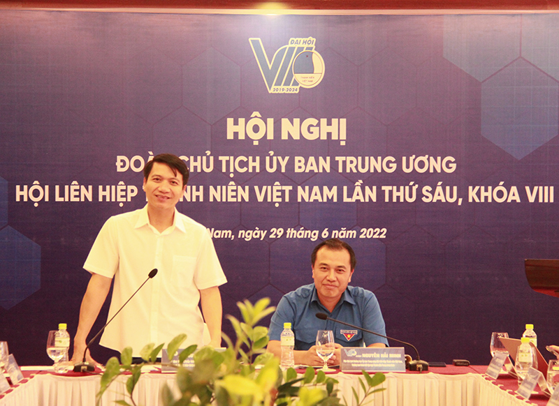 Hội nghị Đoàn Chủ tịch Ủy ban Trung ương Hội LHTN Việt Nam lần thứ 6