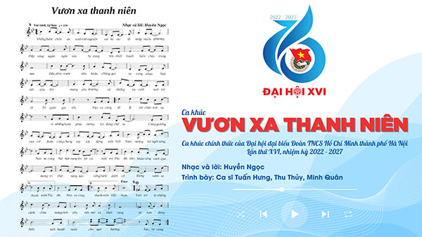Hà Nội: Công bố ca khúc chính thức Đại hội Đoàn TN Thành phố lần thứ XVI, nhiệm kỳ 2022-2027