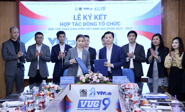 Hội Sinh viên Việt Nam và VTVcab ký kết hợp tác đồng tổ chức Giải thể thao VUG