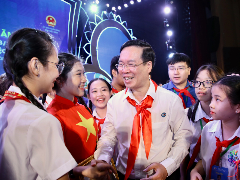 Chủ tịch nước Võ Văn Thưởng: Xã hội sẽ tốt đẹp hơn nếu từ trẻ em đến người lớn đều làm nhiều việc tốt