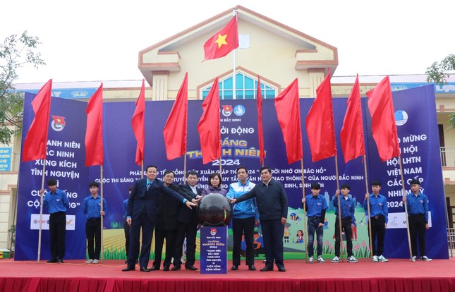 Bắc Ninh thành lập 6 đội hình tình nguyện trong Tháng Thanh niên