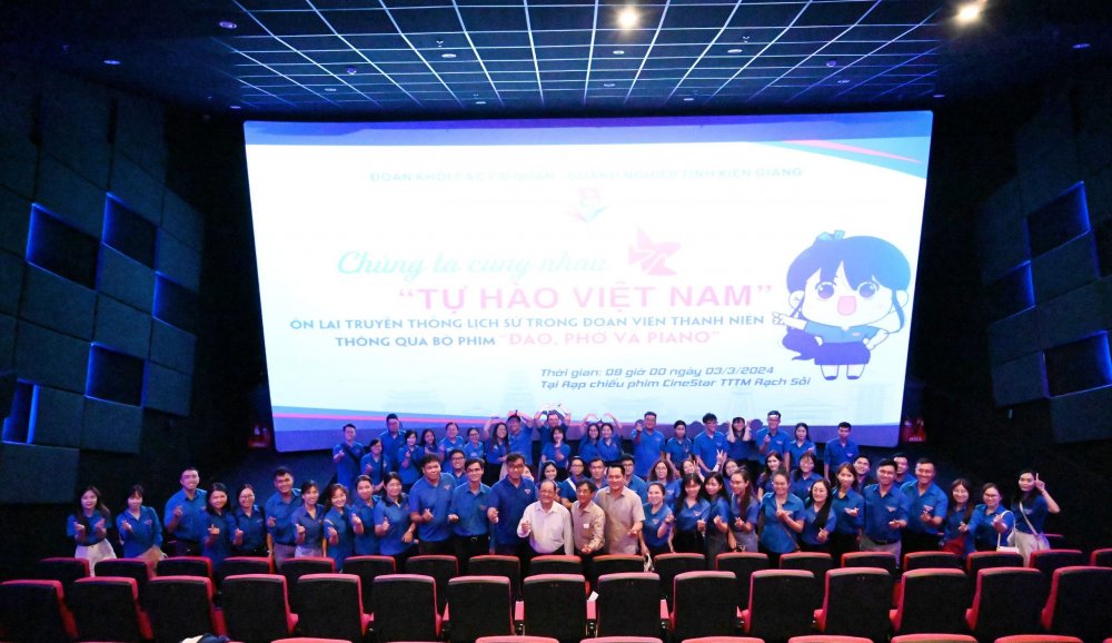 Kiên Giang: Giáo dục truyền thống cho đoàn viên qua phim “Đào, phở và piano”