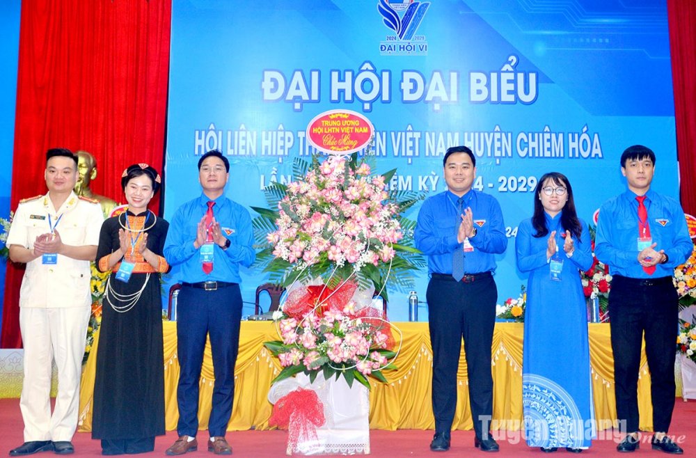 Tuyên Quang: 168 đại biểu dự Đại hội điểm Hội LHTN Việt Nam cấp huyện Chiêm Hoá