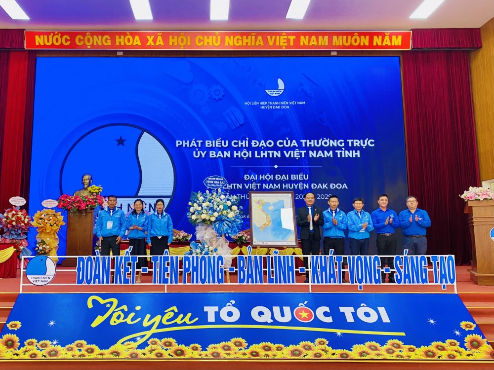 Đại hội đại biểu Hội LHTN Việt Nam huyện Đak Đoa lần thứ VI, nhiệm kỳ 2024 - 2029