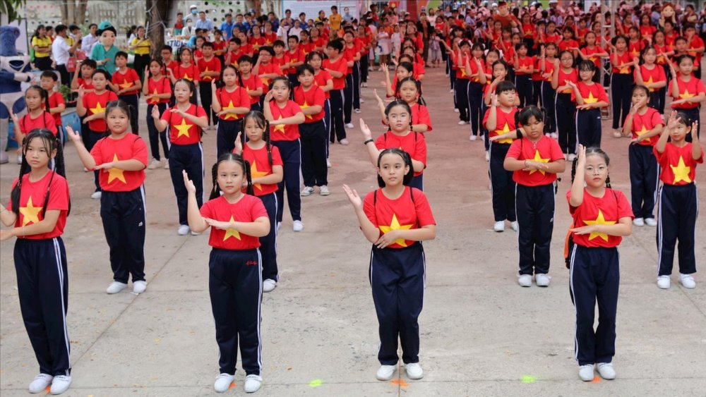 1.000 học sinh tham gia Ngày hội “Thiếu nhi Việt Nam - Học tập tốt, rèn luyện chăm”
