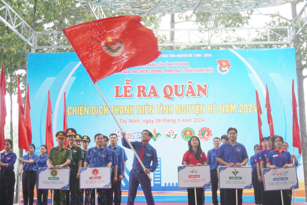 Tuổi trẻ Tây Ninh ra quân Chiến dịch Thanh niên tình nguyện hè năm 2024