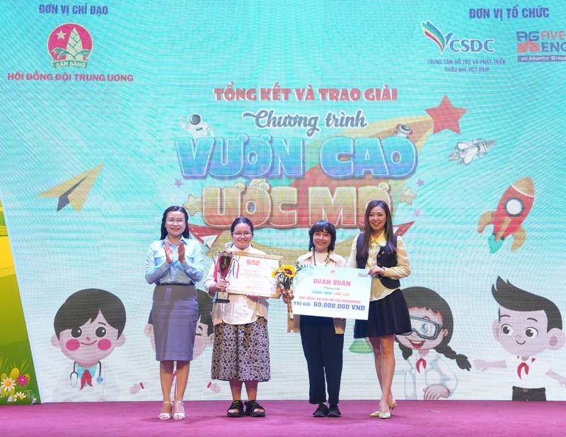 Học sinh Thành phố Hồ Chí Minh xuất sắc giành Quán quân chương trình “Vươn cao ước mơ”