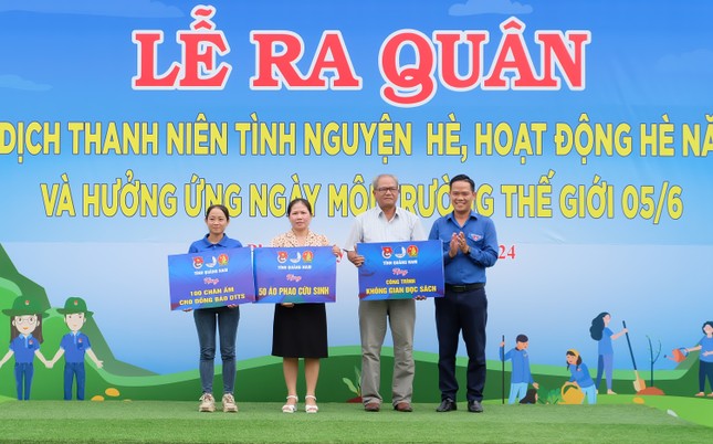 Chiến dịch Thanh niên tình nguyện hè 2024 tại Quảng Nam hướng về các xã nghèo miền núi, hải đảo