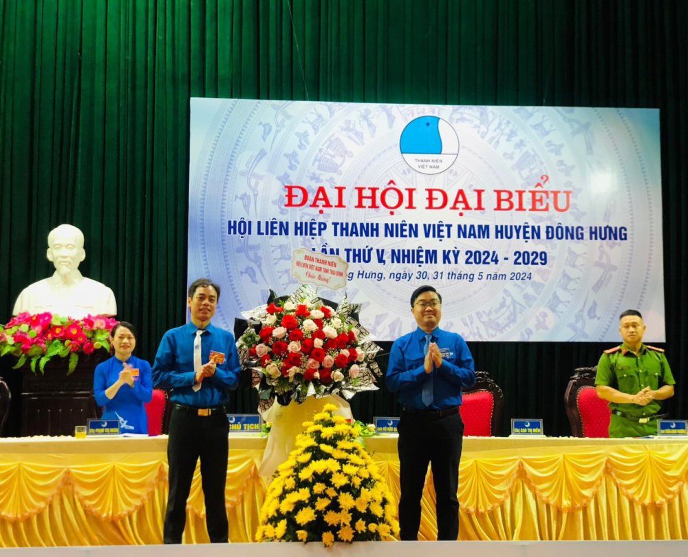 Thái Bình: hoàn thành 100% Đại hội Hội liên hiệp Thanh niên Việt Nam các huyện, thành phố