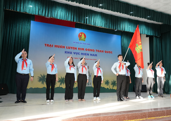 147 trại sinh tham gia Trại huấn luyện Kim Đồng khu vực phía Nam