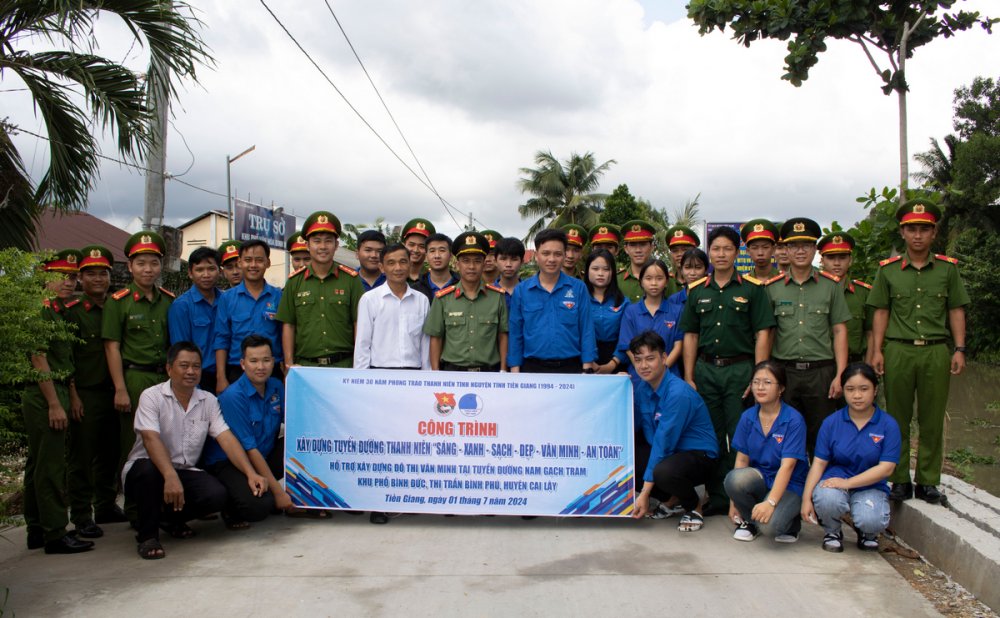 Tiền Giang: Hỗ trợ xây dựng đô thị văn minh tại thị trấn Bình Phú, huyện Cai Lậy