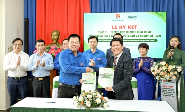 Amway Việt Nam hợp tác Trung ương Đoàn thực hiện hoạt động cộng đồng trên toàn quốc