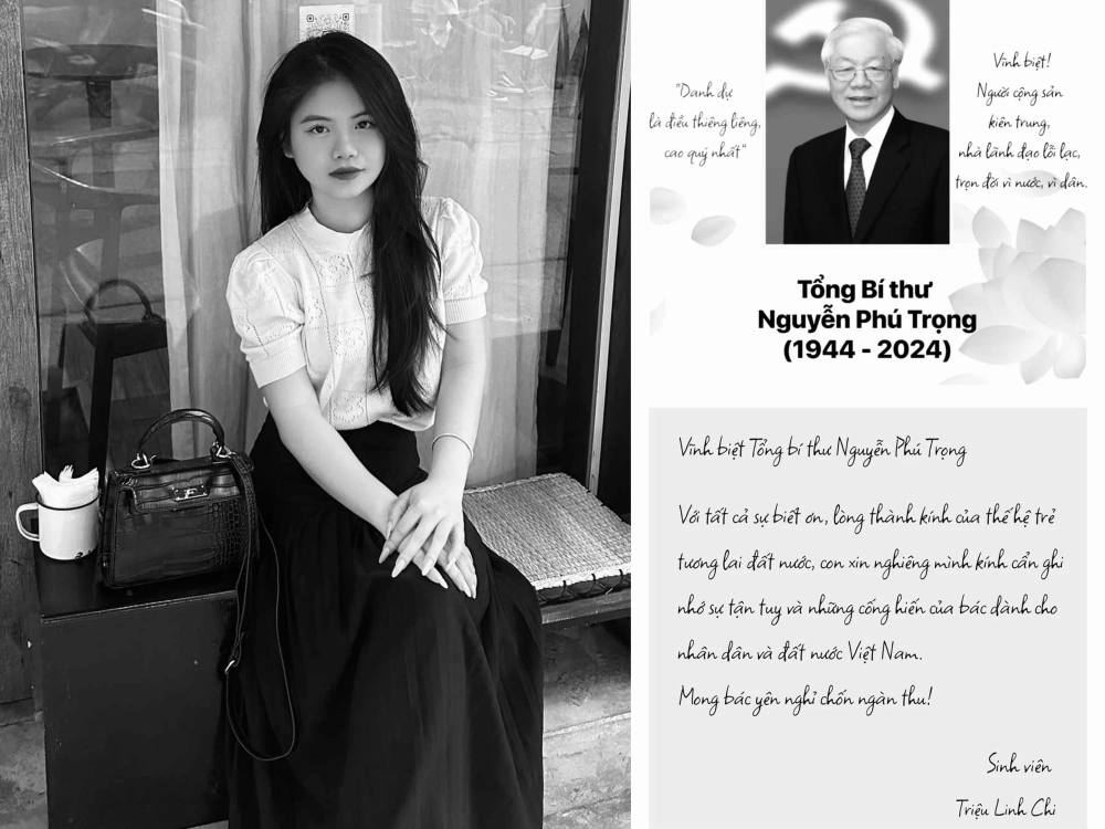 Người trẻ viết sổ tang online bày tỏ niềm tiếc thương Tổng Bí thư