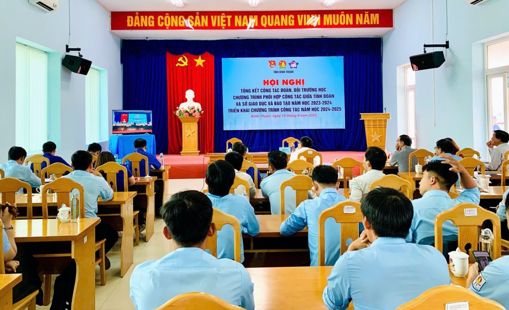 Hội nghị tổng kết công tác Đội và phong trào thiếu nhi tỉnh Bình Thuận năm học 2023 - 2024