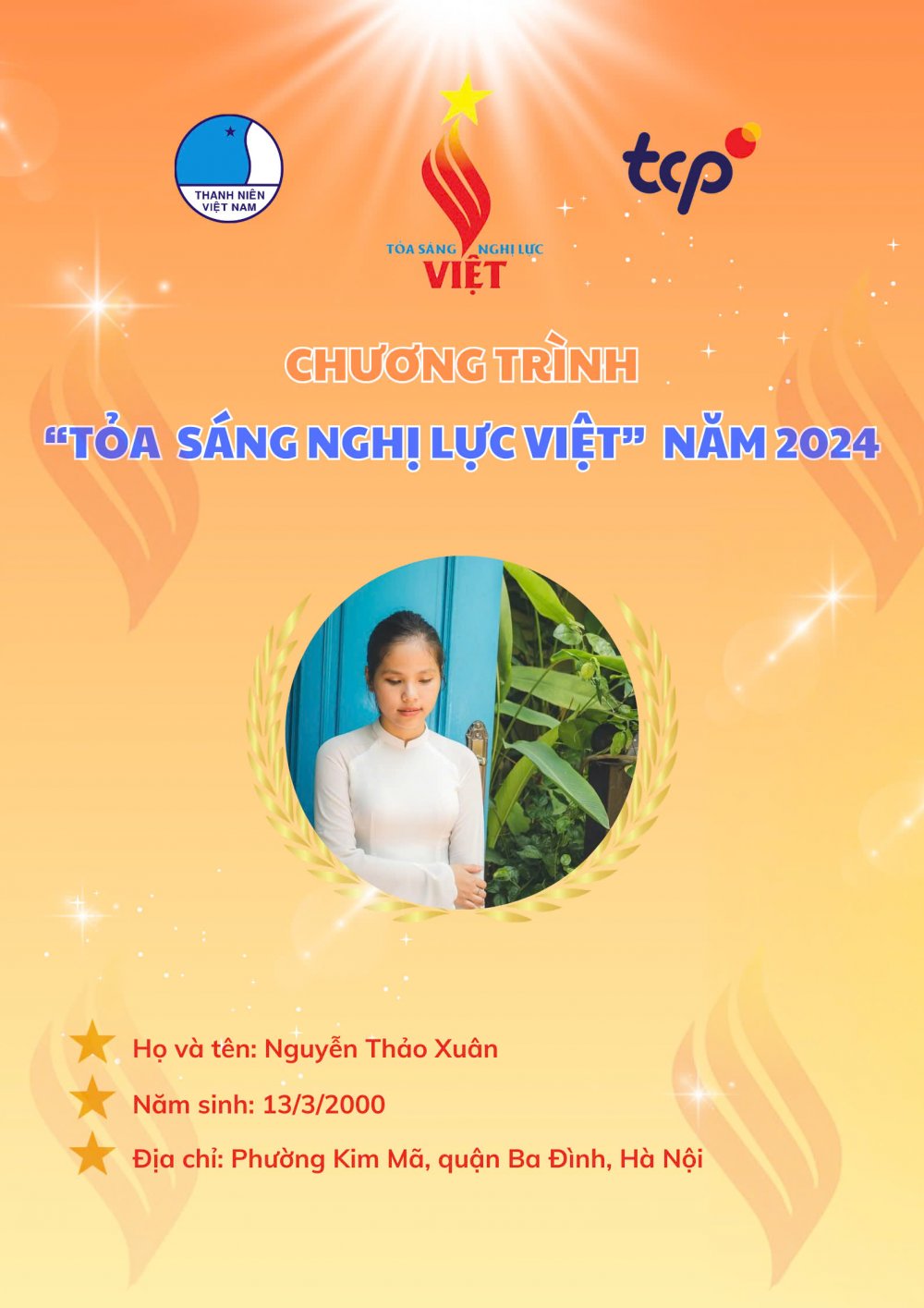 Tỏa sáng nghị lực Việt 2024: Hành trình vươn lên và tỏa sáng từ tình yêu âm nhạc đến giấc mơ đại học quốc tế 