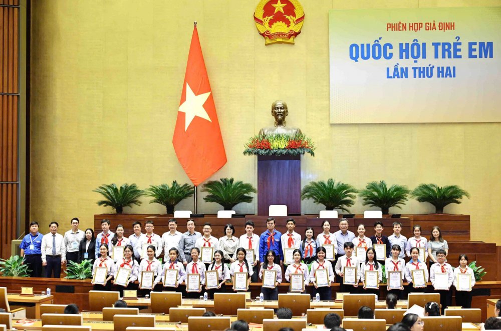 “Quốc hội trẻ em” khai mạc trọng thể phiên họp lần thứ II - năm 2024.