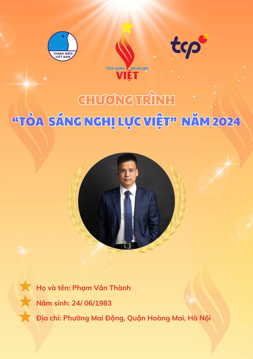 Tỏa sáng Nghị lực Việt năm 2024 : Hành trình tỏa sáng trong thế giới game.