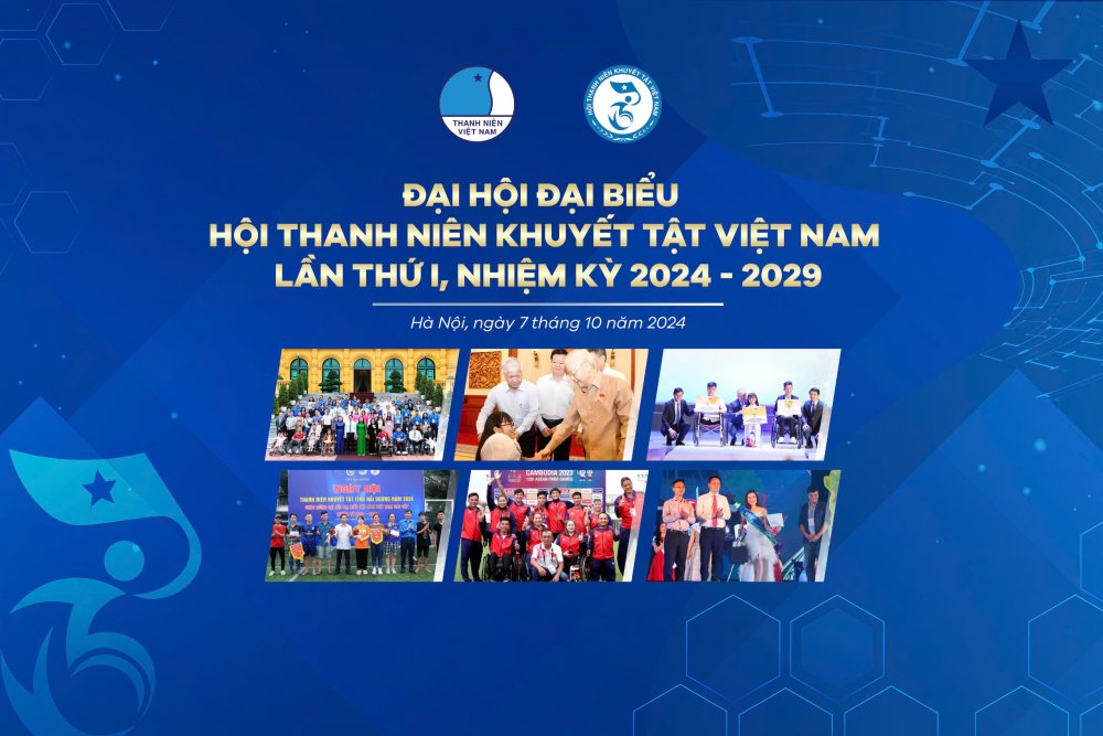 133 đại biểu tham dự Đại hội đại biểu Hội Thanh niên khuyết tật Việt Nam lần thứ I, nhiệm kỳ 2024 – 2029