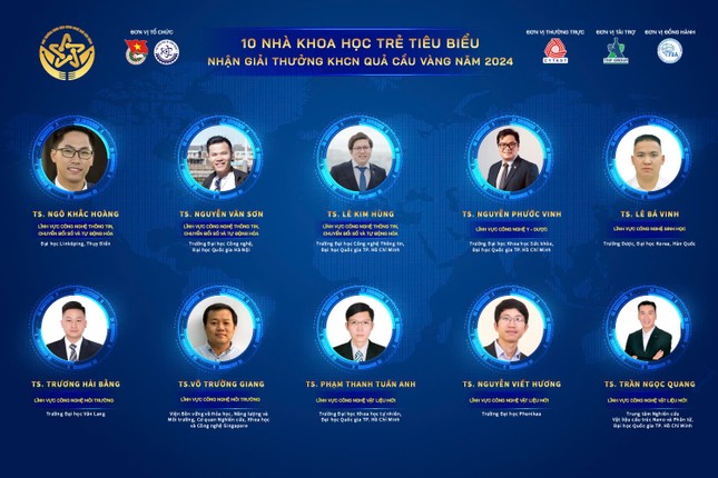 Lộ diện 10 tiến sĩ trẻ nhận Giải thưởng Quả Cầu Vàng 2024