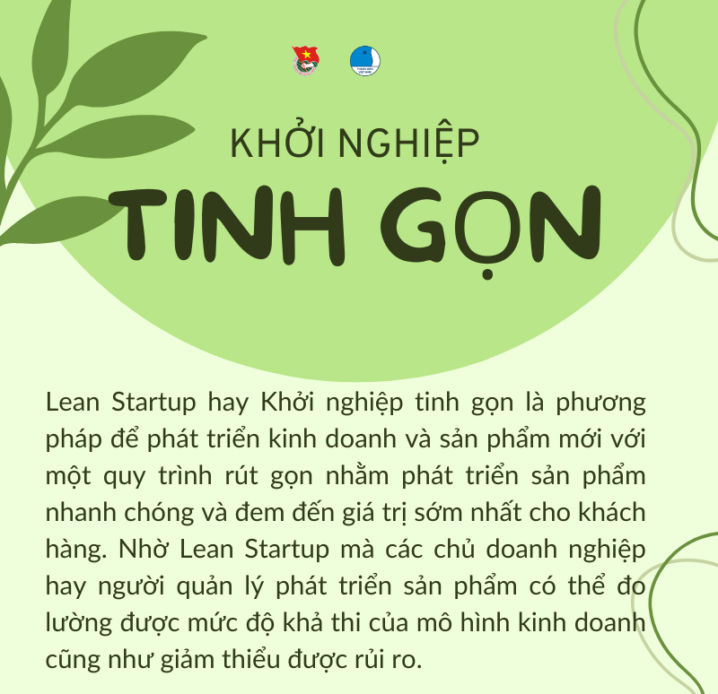 {Hỗ trợ thanh niên khởi nghiệp 2024} Khởi nghiệp tinh gọn 