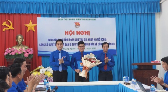 Anh Nguyễn Hữu Nghĩa giữ chức Phó Bí thư Tỉnh Đoàn Hậu Giang