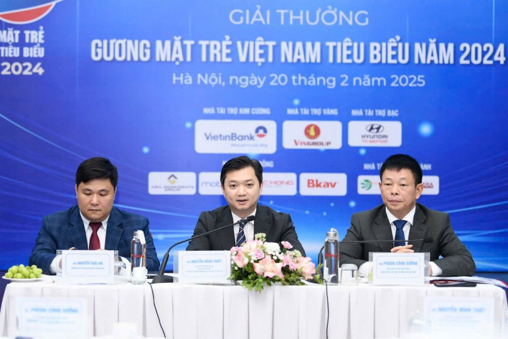 Công bố 19 đề cử Giải thưởng Gương mặt trẻ Việt Nam tiêu biểu năm 2024