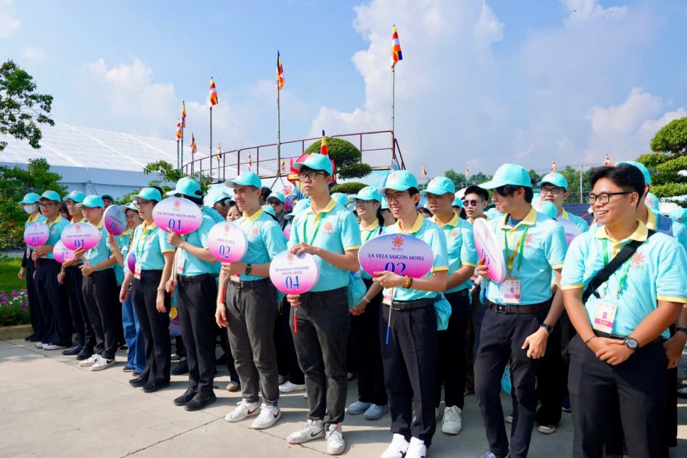 505 sinh viên tình nguyện sẵn sàng cho Đại lễ Vesak 2025