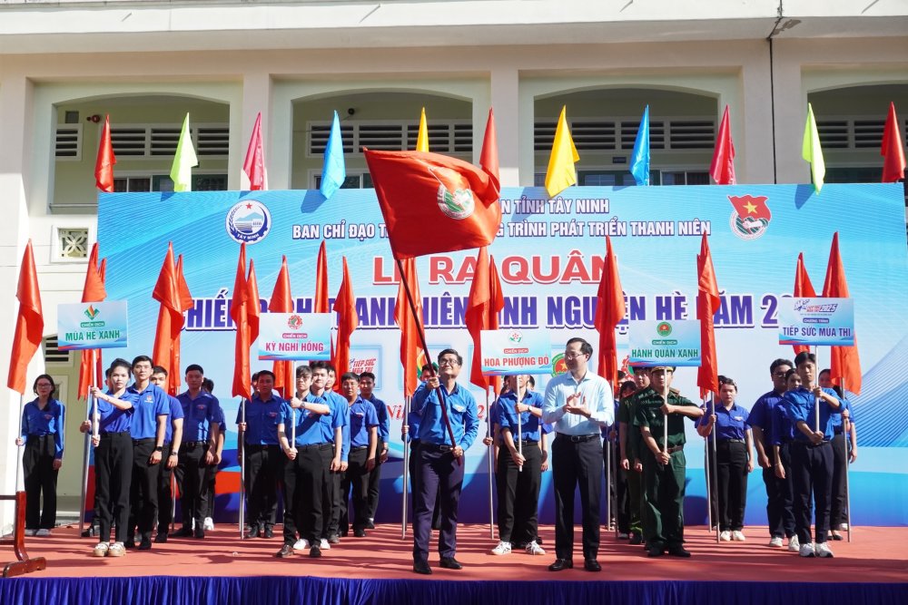 Tây Ninh khởi động Chiến dịch Thanh niên tình nguyện Hè năm 2025
