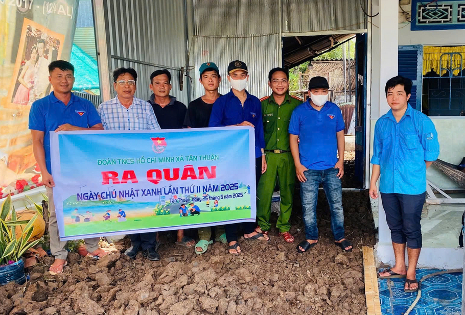 Thanh niên Cà Mau chung tay thực hiện Ngày Chủ nhật xanh lần thứ 2, năm 2025