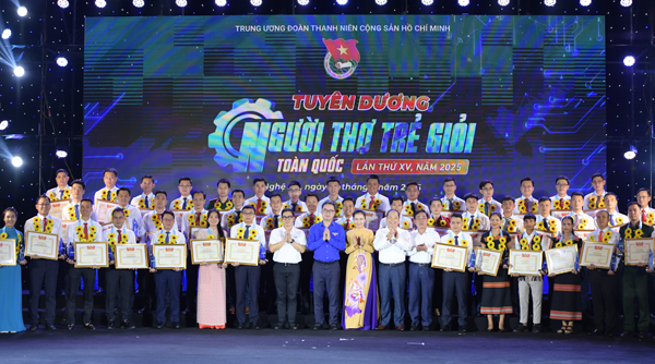 Vinh danh 51 “Người thợ trẻ giỏi” toàn quốc lần thứ XV