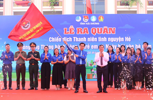 Hải Dương: Ra quân Chiến dịch Thanh niên tình nguyện Hè và phát động Tháng hành động vì trẻ em năm 2025
