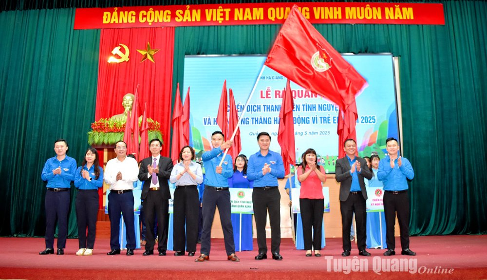 Tuyên Quang: Ra quân Chiến dịch Thanh niên tình nguyện hè năm 2025