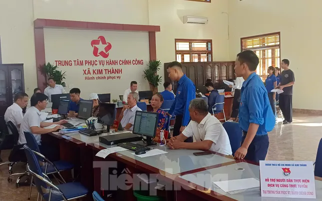 Sự hỗ trợ của thanh niên mang hiệu quả rõ rệt, giảm áp lực cho cán bộ, công chức