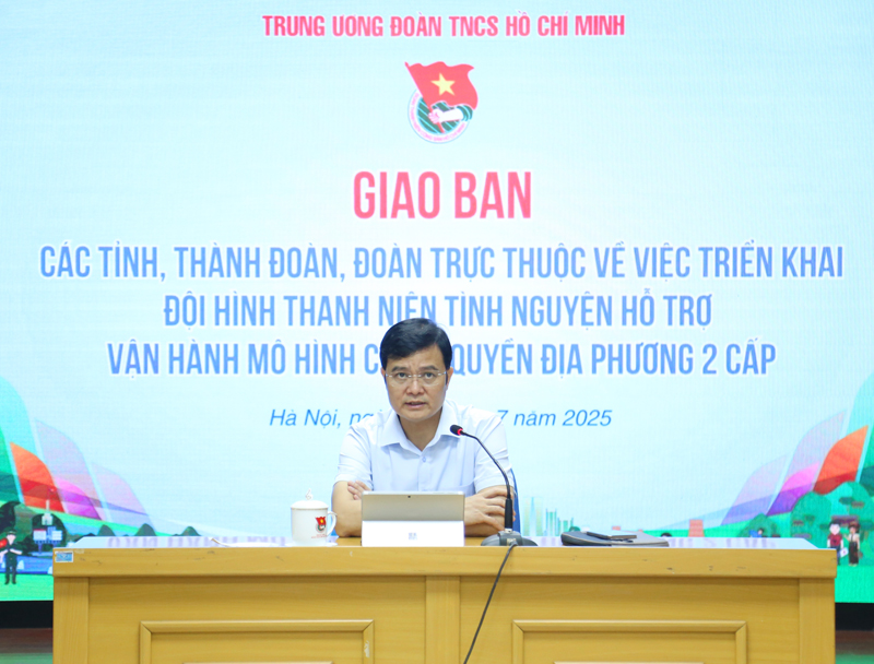 Hơn 5.000 đội hình thanh niên tình nguyện triển khai hỗ trợ vận hành mô hình chính quyền địa phương 2 cấp