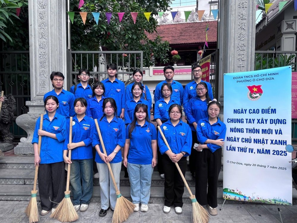 Lan tỏa sức trẻ, xanh hóa môi trường