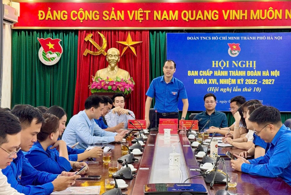 Anh Nguyễn Tiến Hưng được tín nhiệm bầu làm Bí thư Thành Đoàn Hà Nội