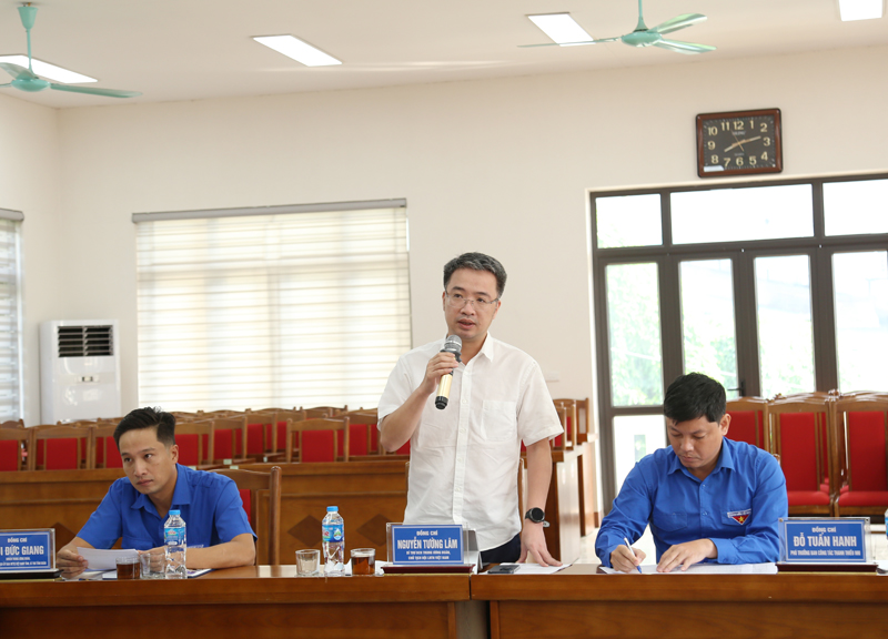 Trung ương Đoàn làm việc với 31 Bí thư Đoàn xã có đường dây 500kV đi qua