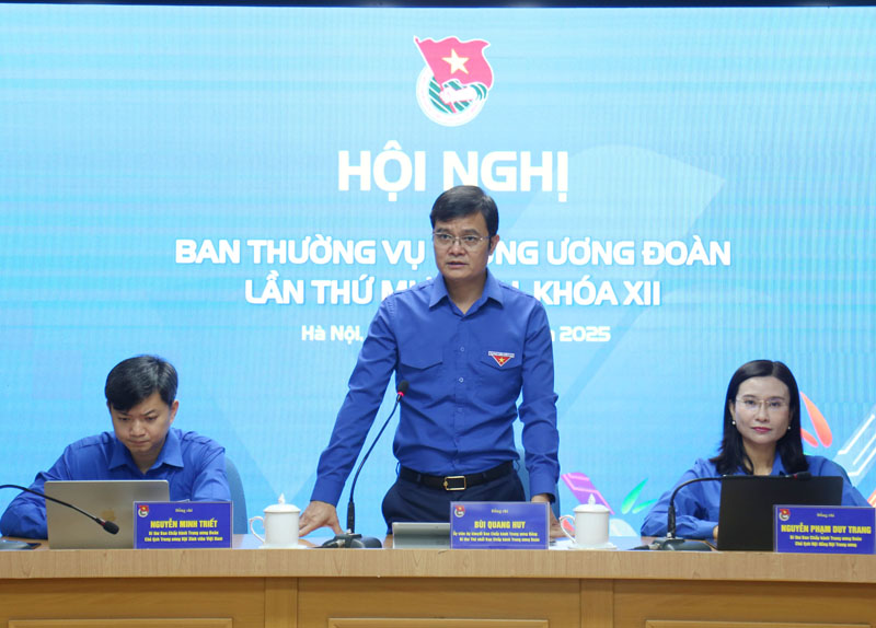 Khai mạc Hội nghị Ban Thường vụ Trung ương Đoàn lần thứ 12, khóa XII
