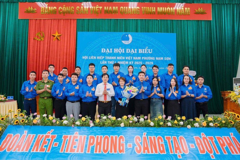 Đại hội Đại biểu Đoàn TNCS Hồ Chí Minh phường Nam Sơn lần thứ I, nhiệm kỳ 2025 - 2030