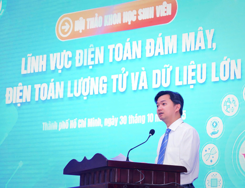 Khởi động chuỗi Hội thảo khoa học sinh viên lĩnh vực Điện toán đám mây, Điện toán lượng tử và Dữ liệu lớn