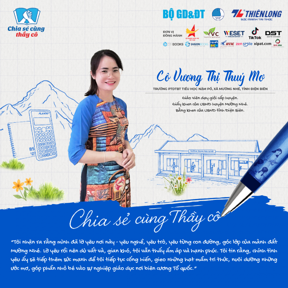 Cô giáo của những mùa hoa nở nơi biên cương