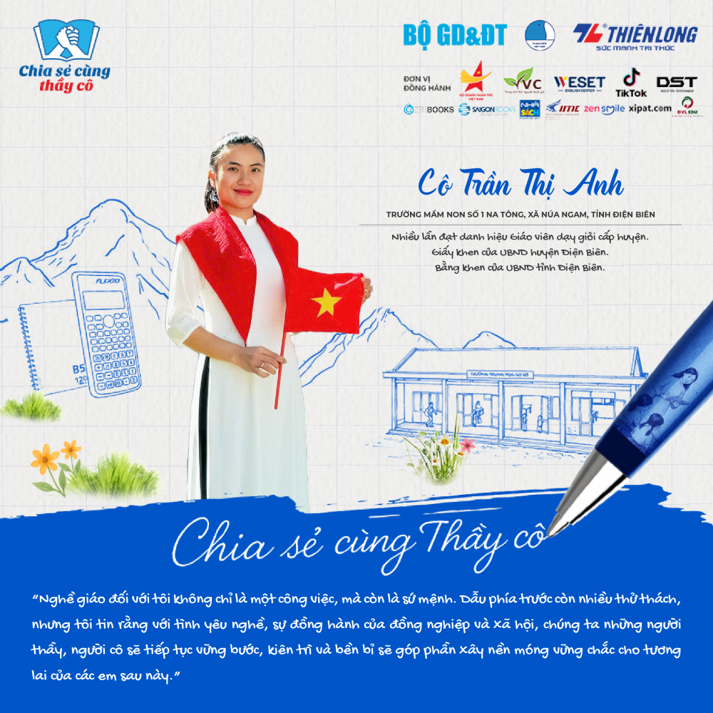 Cô giáo trẻ dành trọn yêu thương cho những nụ cười thơ bé