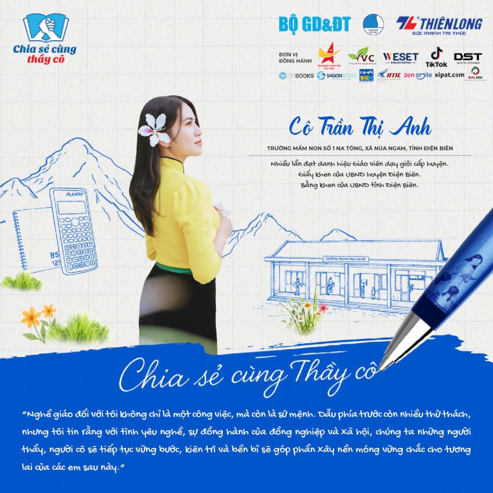 Cô giáo trẻ dành trọn yêu thương cho những nụ cười thơ bé