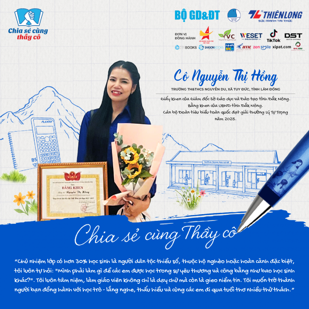 Trọn thanh xuân gieo chữ ở vùng đất khó