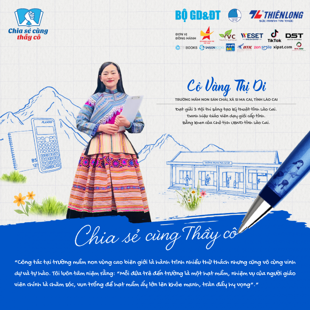 Cô giáo trẻ của bản Sán Chải