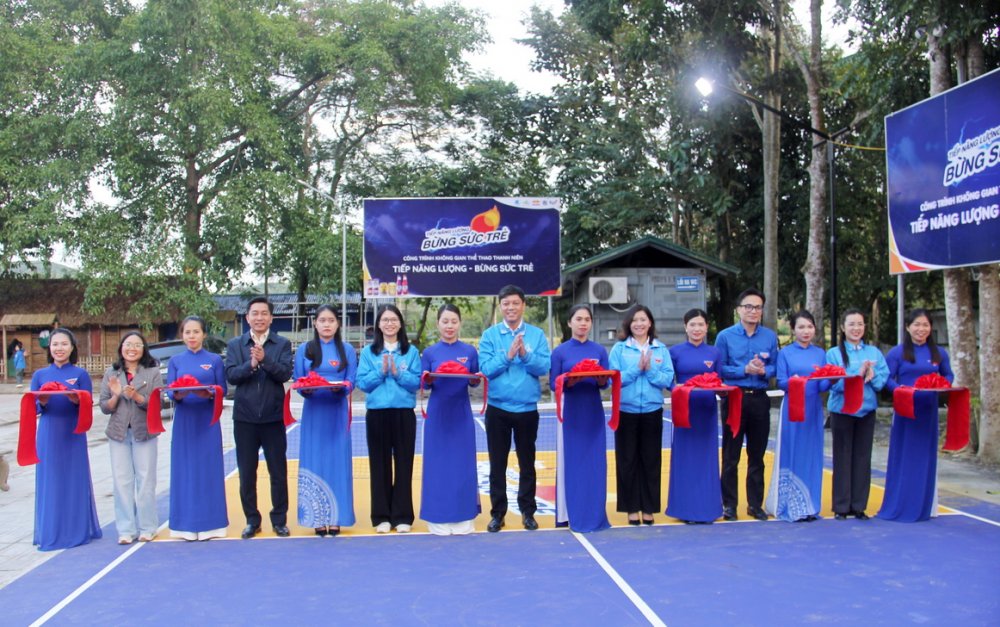 Khánh thành công trình “Không gian Thể thao Thanh niên - Tiếp năng lượng, bừng sức trẻ” tại Thái Nguyên