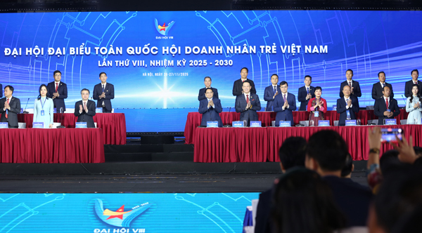 Phiên trọng thể Đại hội Hội Doanh nhân trẻ Việt Nam toàn quốc lần thứ VIII