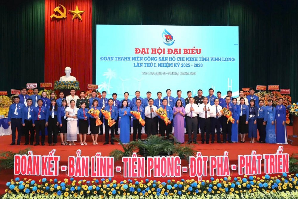 Phiên trọng thể Đại hội đại biểu Đoàn TNCS Hồ Chí Minh tỉnh Vĩnh Long lần thứ I, nhiệm kỳ 2025 - 2030